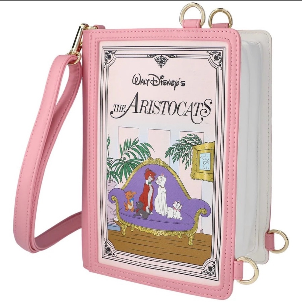 Loungefly Aristocats Pink Wristlet Clutch